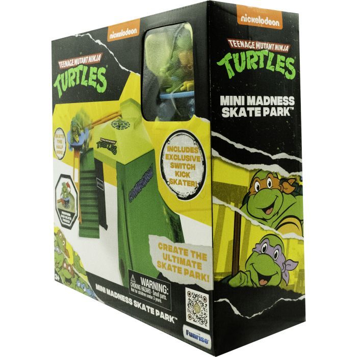 Игровой набор Funrise TMNT Черепашки-ниндзя классические мини Скейт-парк (71053) изображение 3