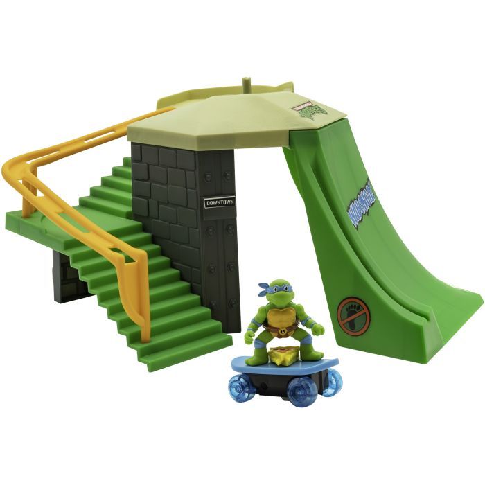 Игровой набор Funrise TMNT Черепашки-ниндзя классические мини Скейт-парк (71053) изображение 9