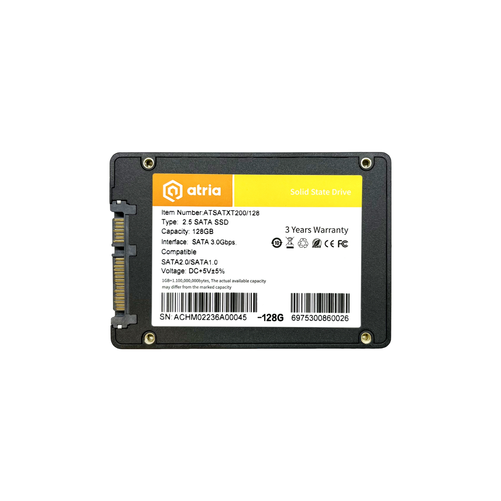 Накопитель SSD 2.5" 480GB XT200 ATRIA (ATSATXT200/480) изображение 2