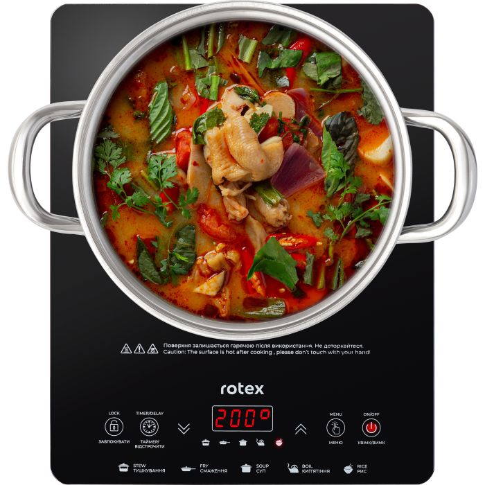 Настільна плита Rotex RIO225-G зображення 4