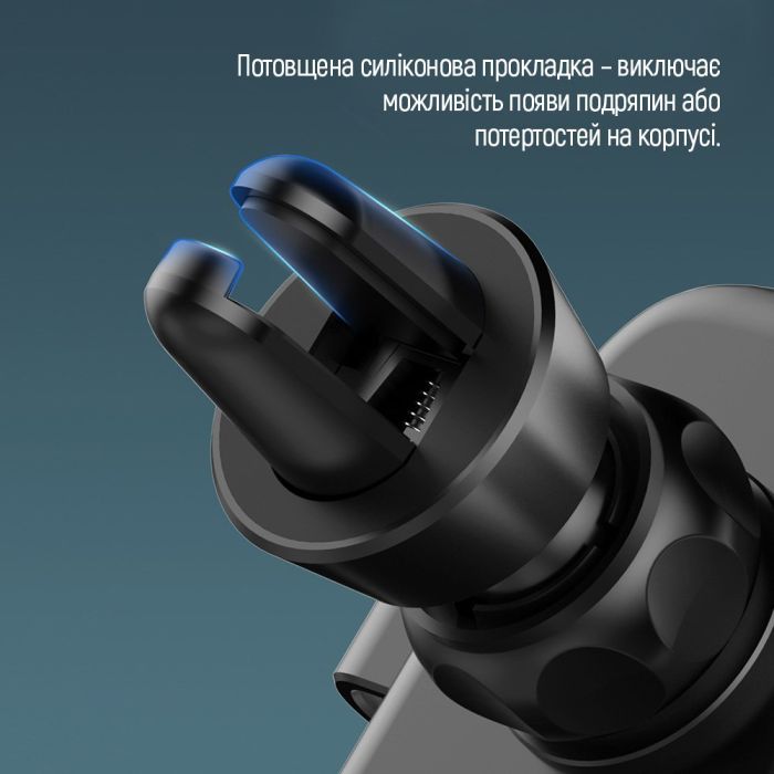 Универсальный автодержатель ColorWay Metallic Gravity Holder 3 Black (CW-CHG14-BK) изображение 12