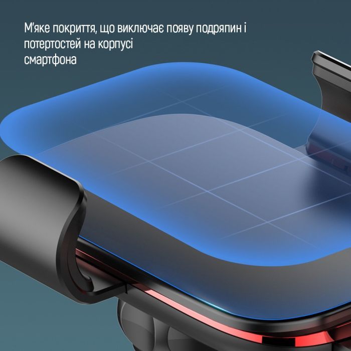 Универсальный автодержатель ColorWay Metallic Gravity Holder 3 Black (CW-CHG14-BK) изображение 7