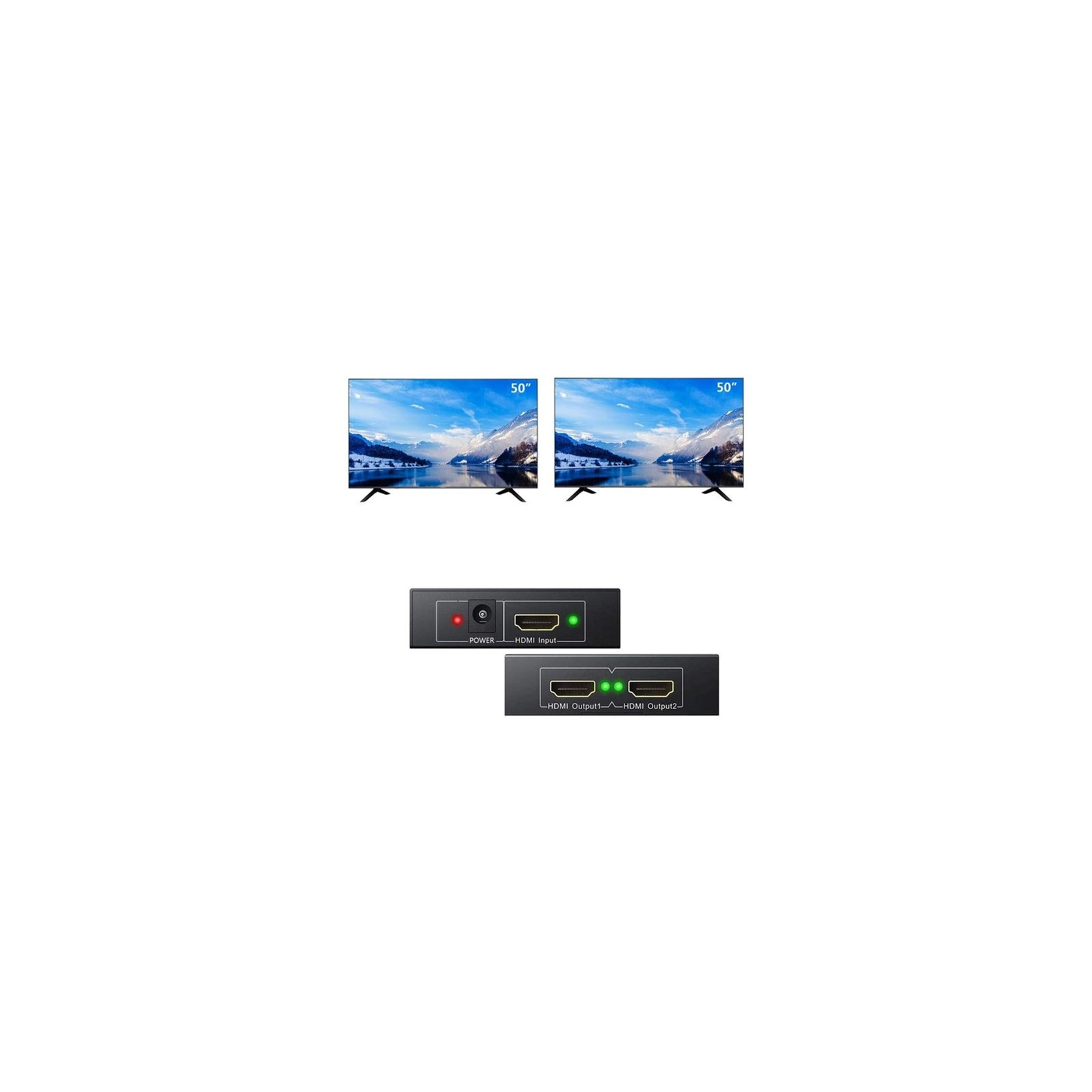 Розгалужувач Dynamode HDMI Splitter 1x2 зображення 10