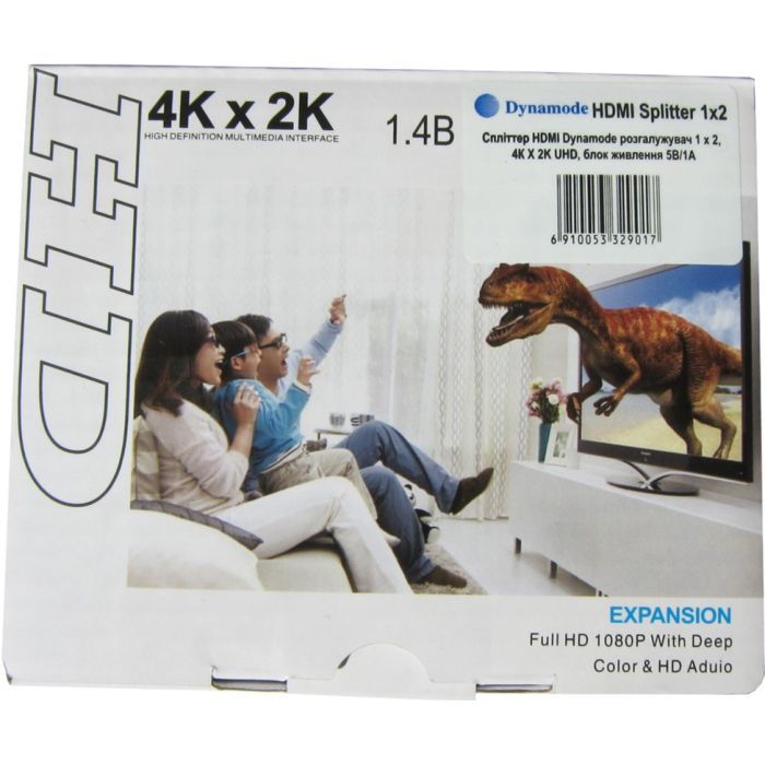 Розгалужувач Dynamode HDMI Splitter 1x2 зображення 11