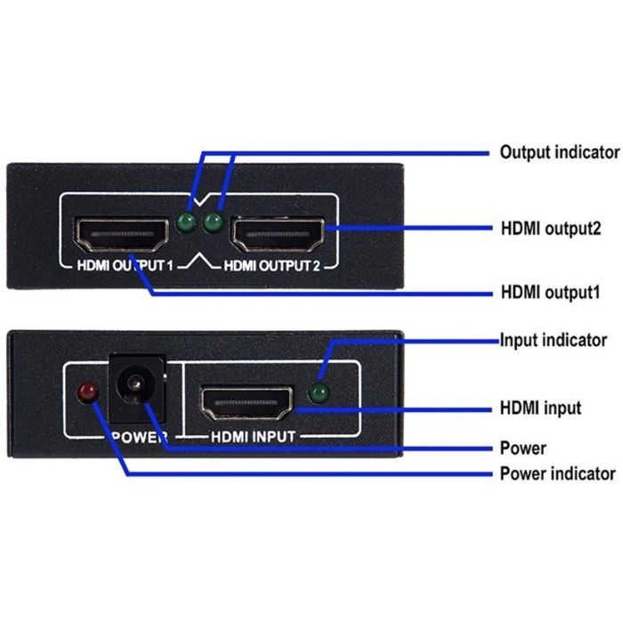 Розгалужувач Dynamode HDMI Splitter 1x2 зображення 7