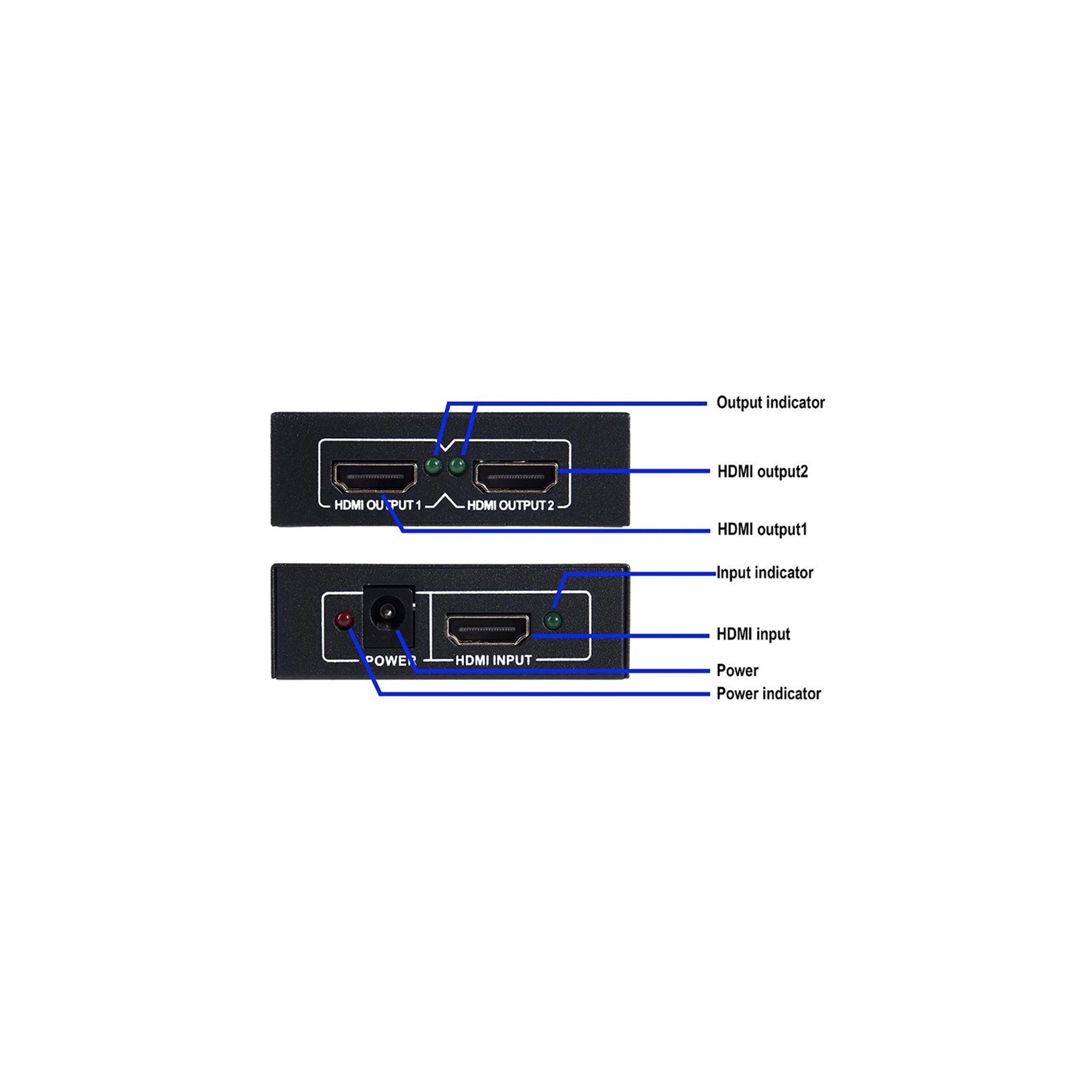 Розгалужувач Dynamode HDMI Splitter 1x2 зображення 7