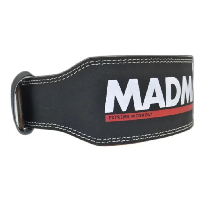 Атлетичний пояс MadMax MFB-245 Full leather шкіряний Black S (MFB-245_S) зображення 4
