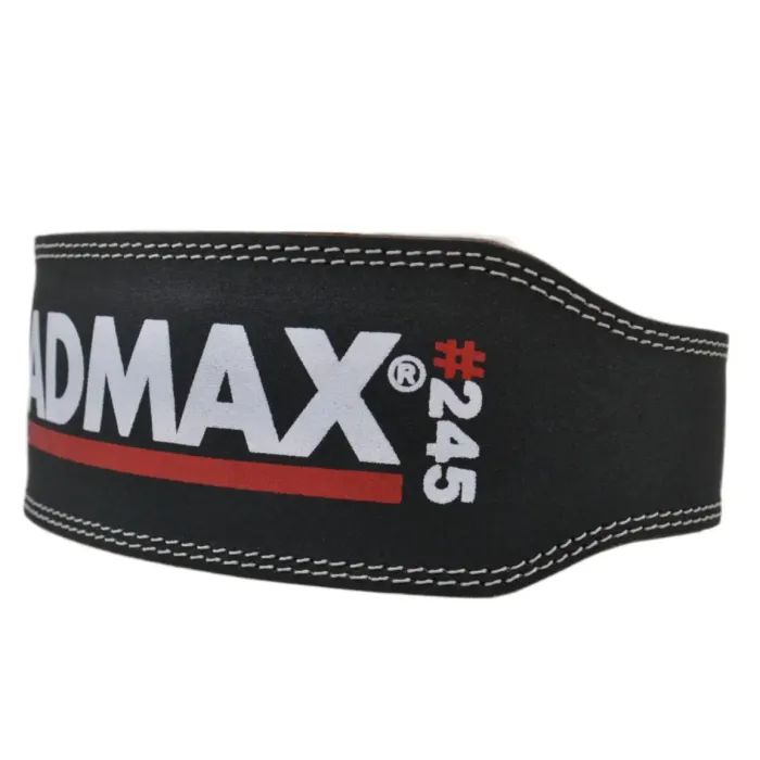 Атлетичний пояс MadMax MFB-245 Full leather шкіряний Black S (MFB-245_S) зображення 5