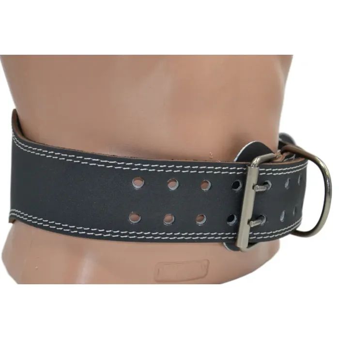 Атлетичний пояс MadMax MFB-245 Full leather шкіряний Black S (MFB-245_S) зображення 8