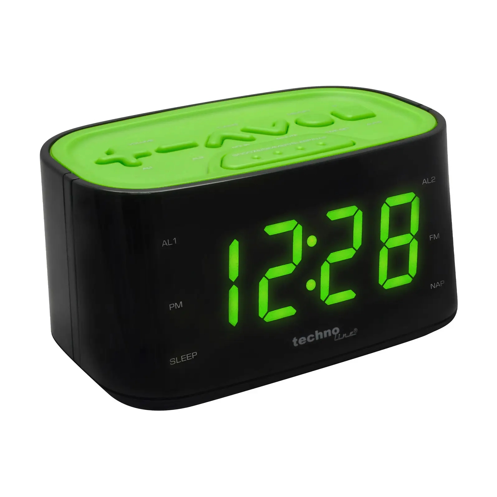 Настольные часы Technoline WT465 з радіо Black/Green (WT465 grun) (DAS301825) изображение 2
