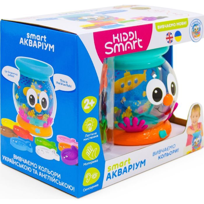 Розвиваюча іграшка Kiddi Smart Інтерактивна навчальна іграшка Smart-Акваріум українська та англійська мова (207659) зображення 6