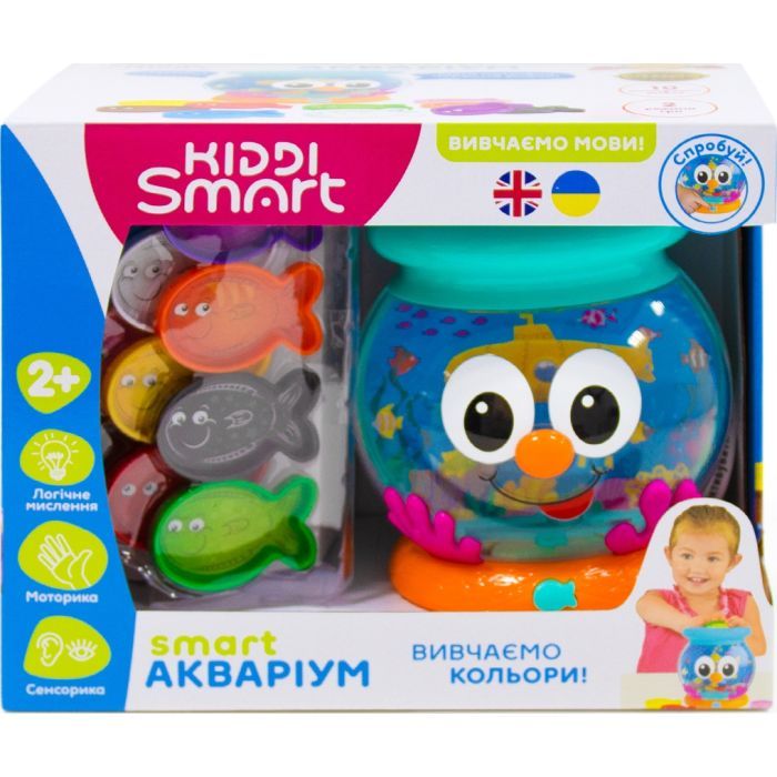 Розвиваюча іграшка Kiddi Smart Інтерактивна навчальна іграшка Smart-Акваріум українська та англійська мова (207659) зображення 8