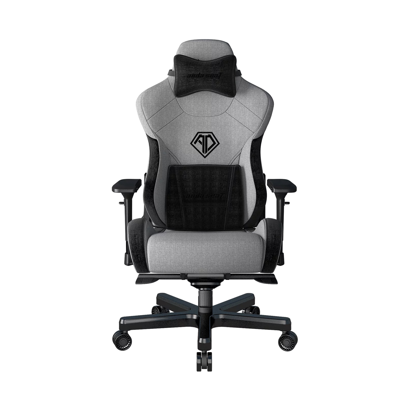 Крісло ігрове Anda Seat T-Pro 2 Grey/Black Size XL (AD12XLLA-01-GB-F)