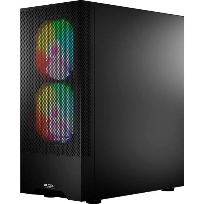 Корпус Logic concept ARYA MESH+GLASS ARGB fans 2x140mm+1x120mm BLACK (AT-ARYA-10-000000-0002) изображение 2