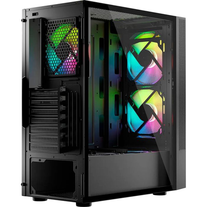 Корпус Logic concept ARYA MESH+GLASS ARGB fans 2x140mm+1x120mm BLACK (AT-ARYA-10-000000-0002) изображение 7