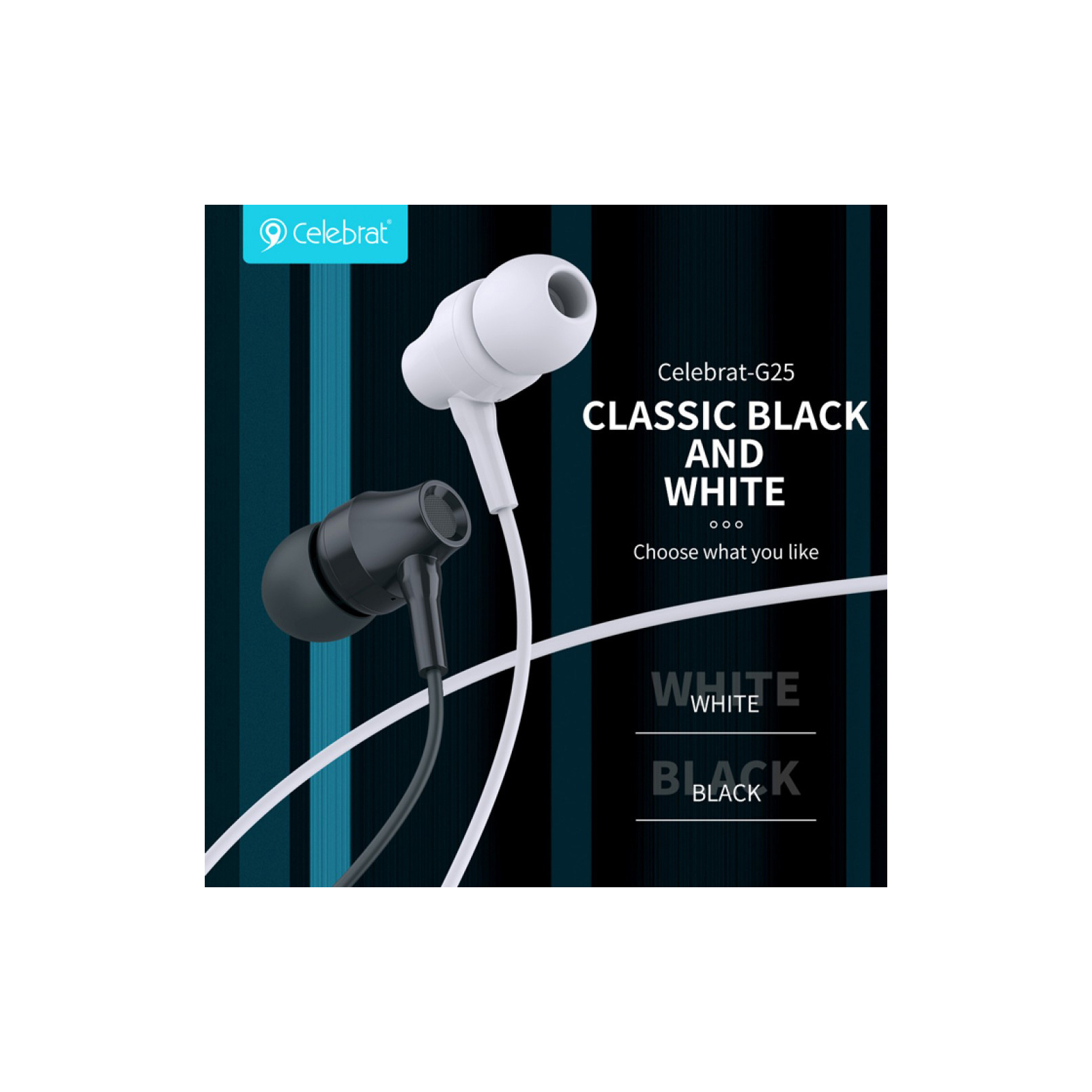 Навушники Celebrat G25 Black (1006644) зображення 3