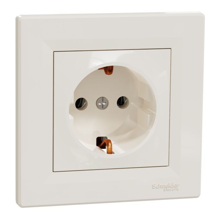 Розетка Schneider Electric ASFORA сталь (EPH2900162) изображение 2
