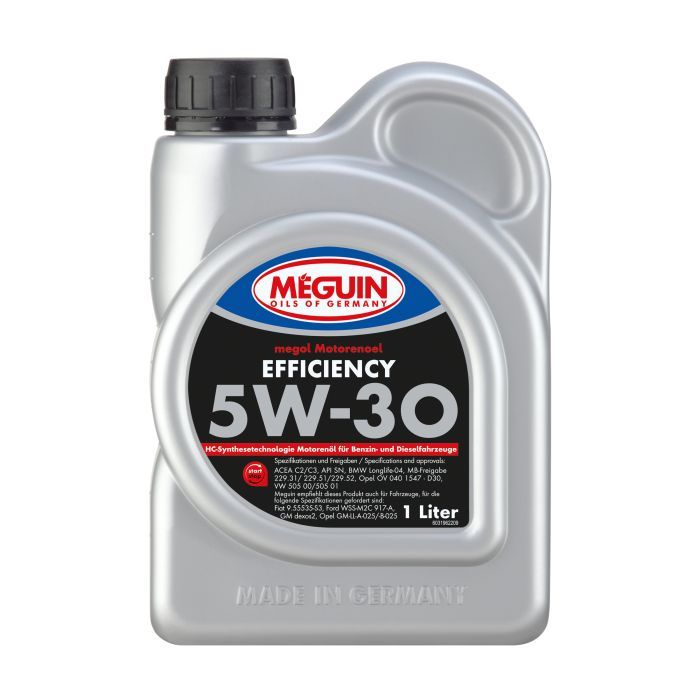Моторное масло Meguin EFFICIENCY SAE 5W-30 1л (3196)