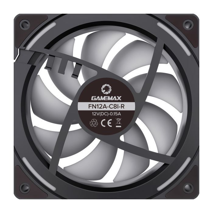 Кулер для корпуса Gamemax KF300R BK изображение 5
