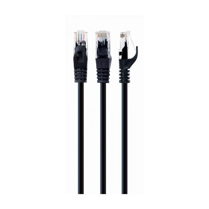 Патч-корд 1.5м UTP cat 6 CCA black Cablexpert (PP6U-1.5M/BK)