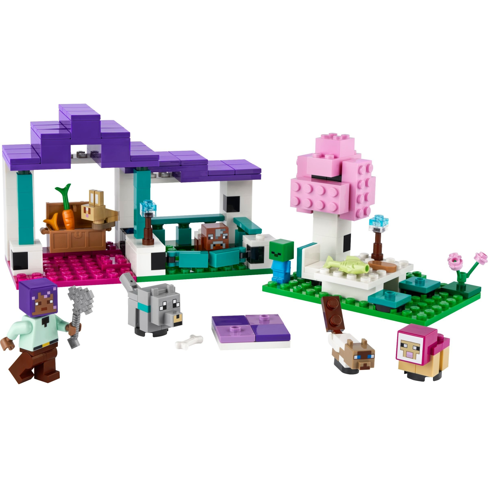 Конструктор LEGO Minecraft Притулок для тварин (21253) зображення 2