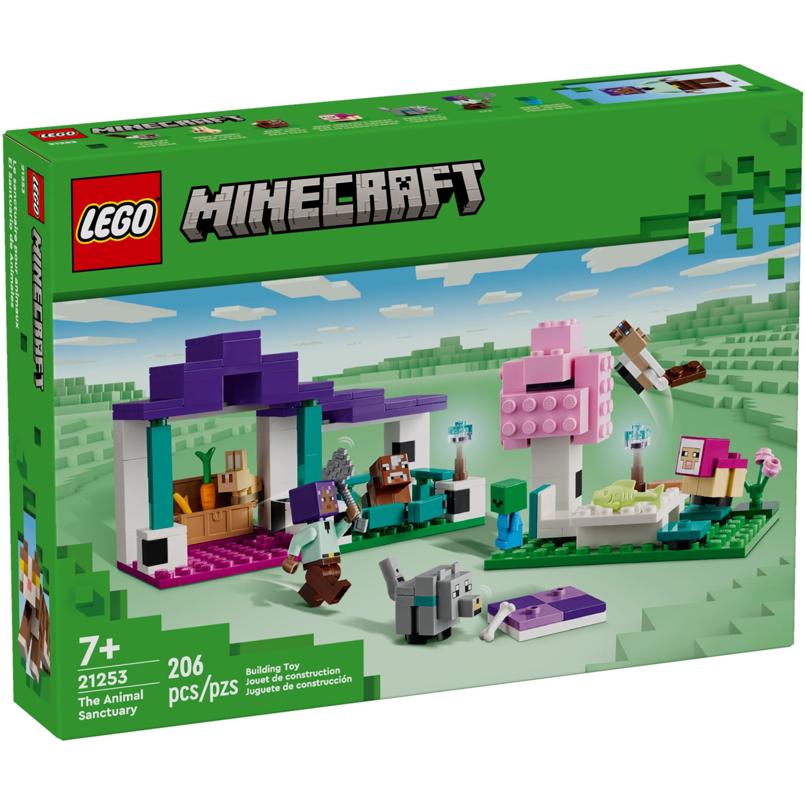 Конструктор LEGO Minecraft Притулок для тварин (21253)