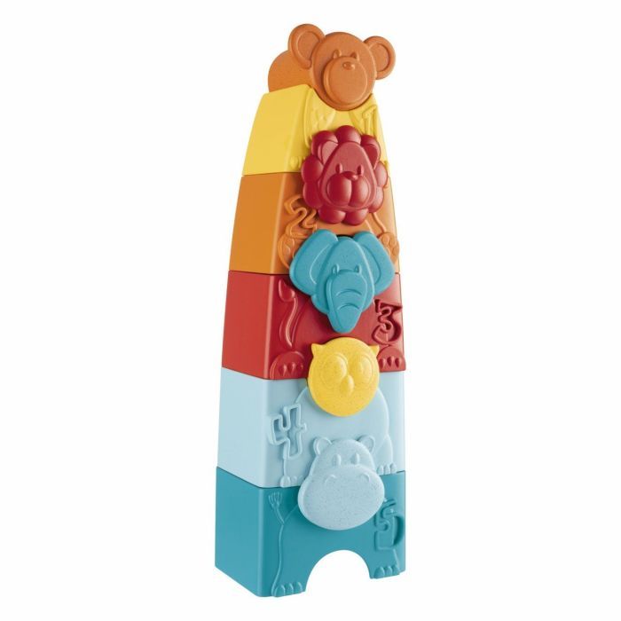 Розвиваюча іграшка Chicco пірамідка 2 в 1 Eco+ "Зоовежа" (11570.00) зображення 2
