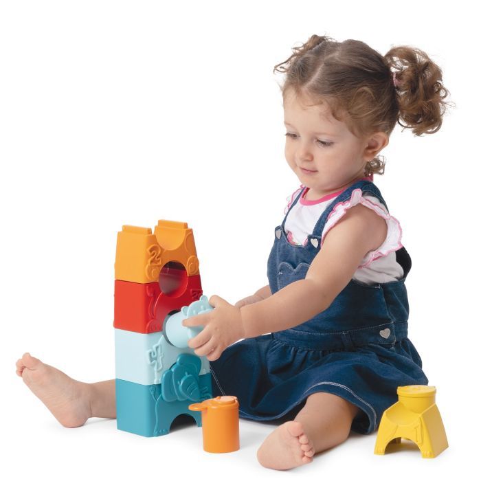 Розвиваюча іграшка Chicco пірамідка 2 в 1 Eco+ "Зоовежа" (11570.00) зображення 4