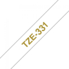 Лента для принтера этикеток UKRMARK B-T331P, ламинированная, 12мм х 8м, gold on white, аналог TZe331 (00783) изображение 4
