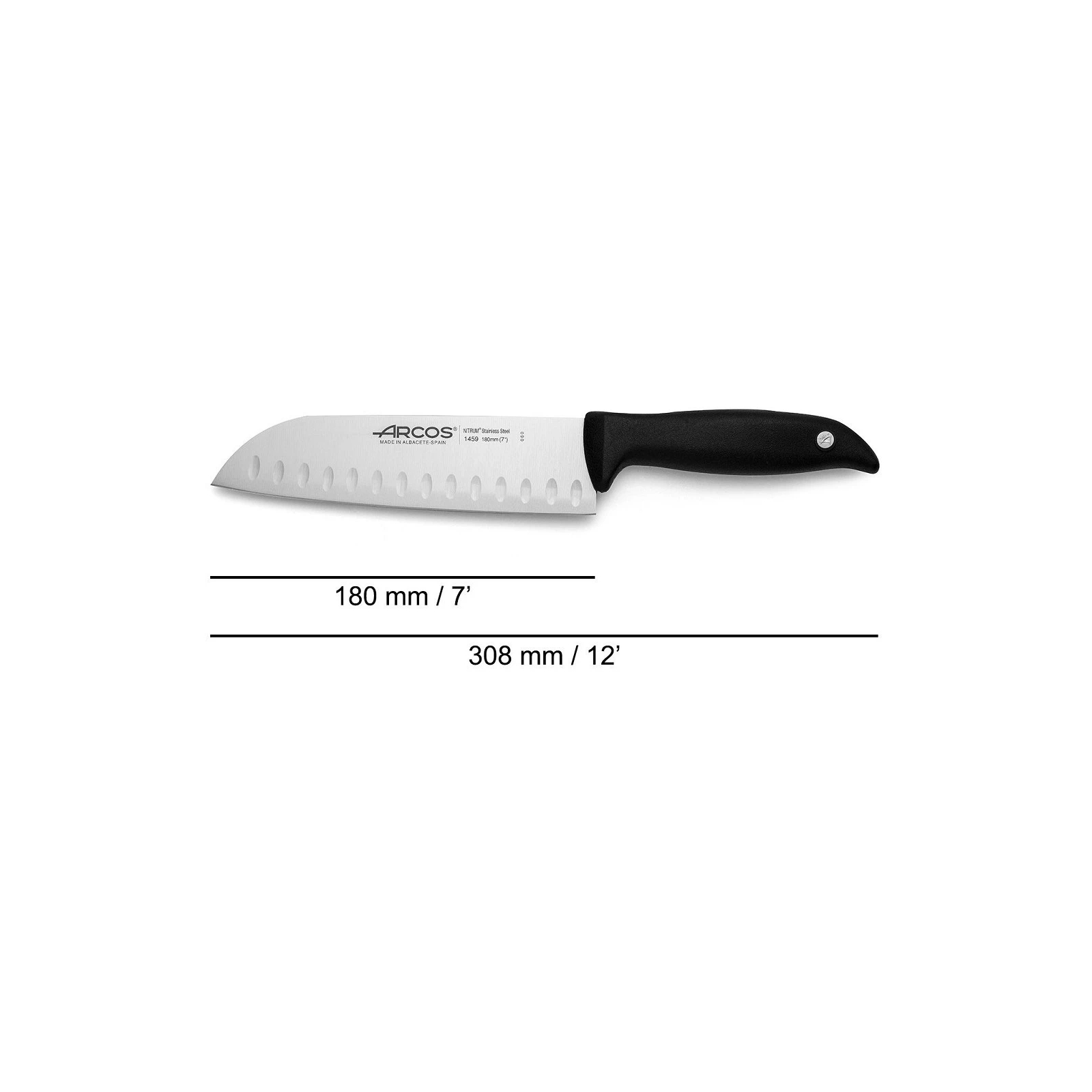 Кухонный нож Arcos Menorca Сантоку 180 мм (145900) изображение 2