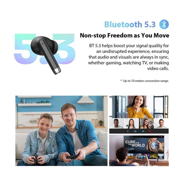 Наушники Blackview AirBuds 4 White (6931548312666) изображение 10
