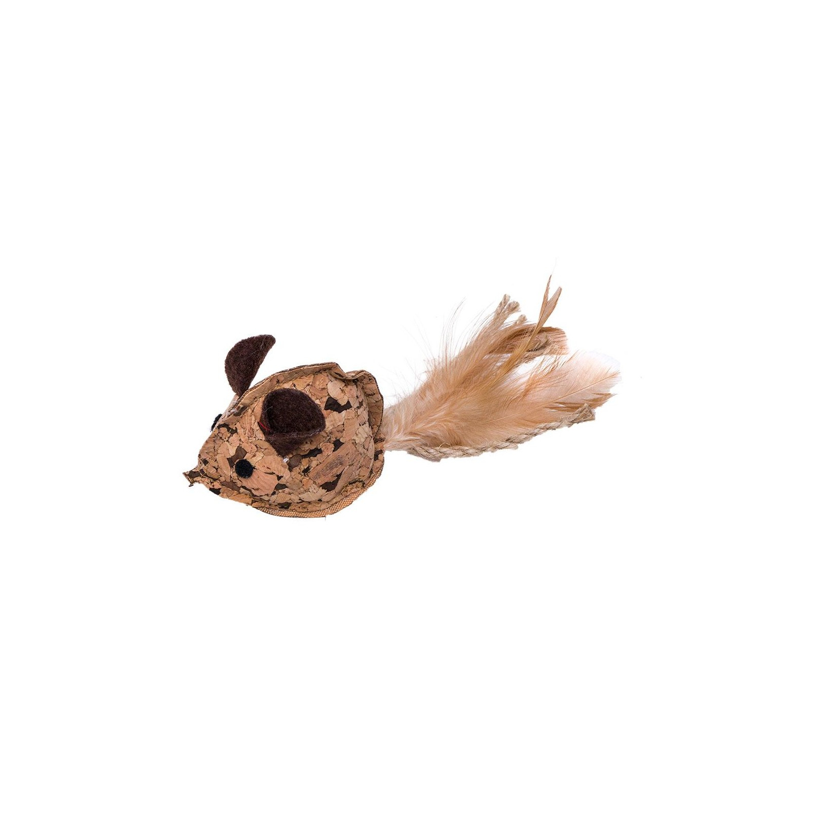 Игрушка для кошек Eastland Мышка из мататаби из натуральной пробки 6.5х4.5х4.5 см (6970115703094)