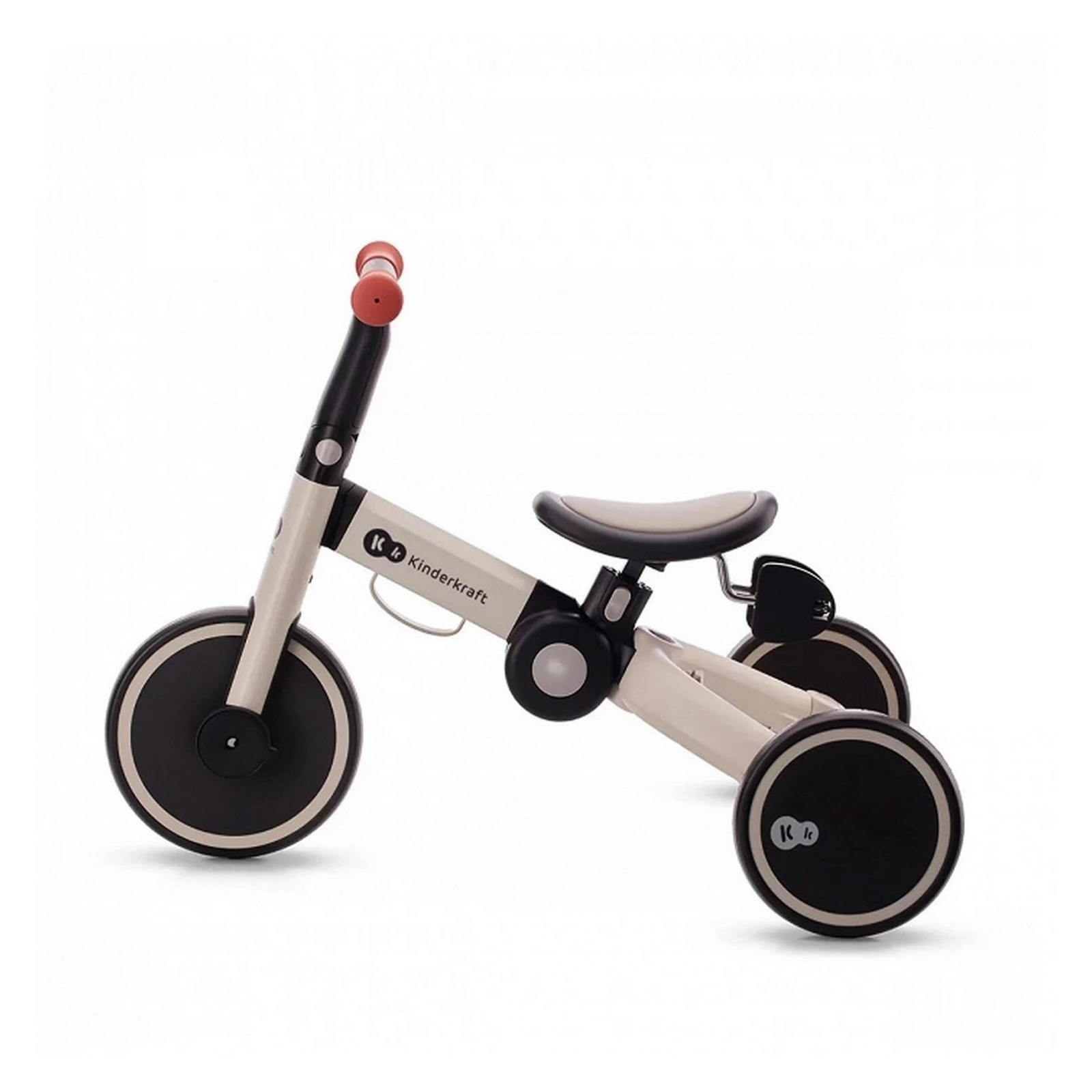 Детский велосипед Kinderkraft 3 в 1 4TRIKE szary Grey (KR4TRI22GRY0000) изображение 4