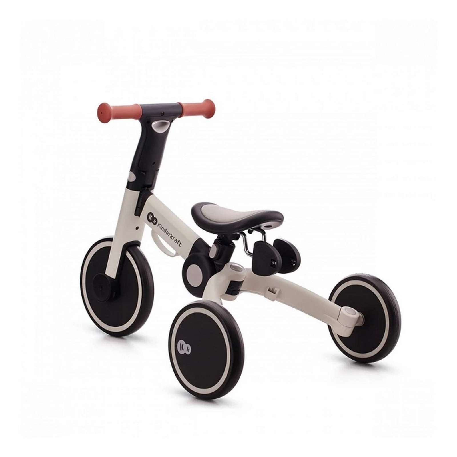 Детский велосипед Kinderkraft 3 в 1 4TRIKE szary Grey (KR4TRI22GRY0000) изображение 5