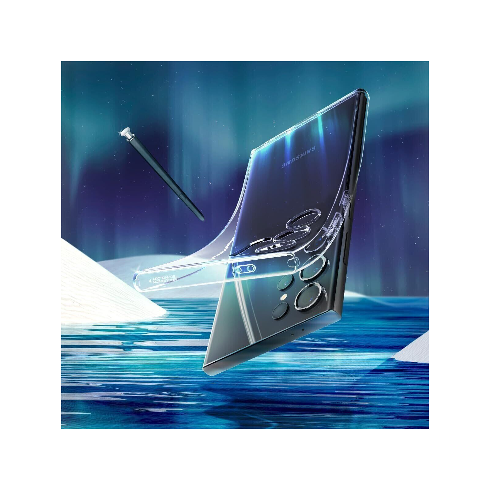 Чехол для мобильного телефона Spigen Samsung Galaxy S24 Ultra Liquid Crystal Crystal Clear (ACS07283) изображение 12