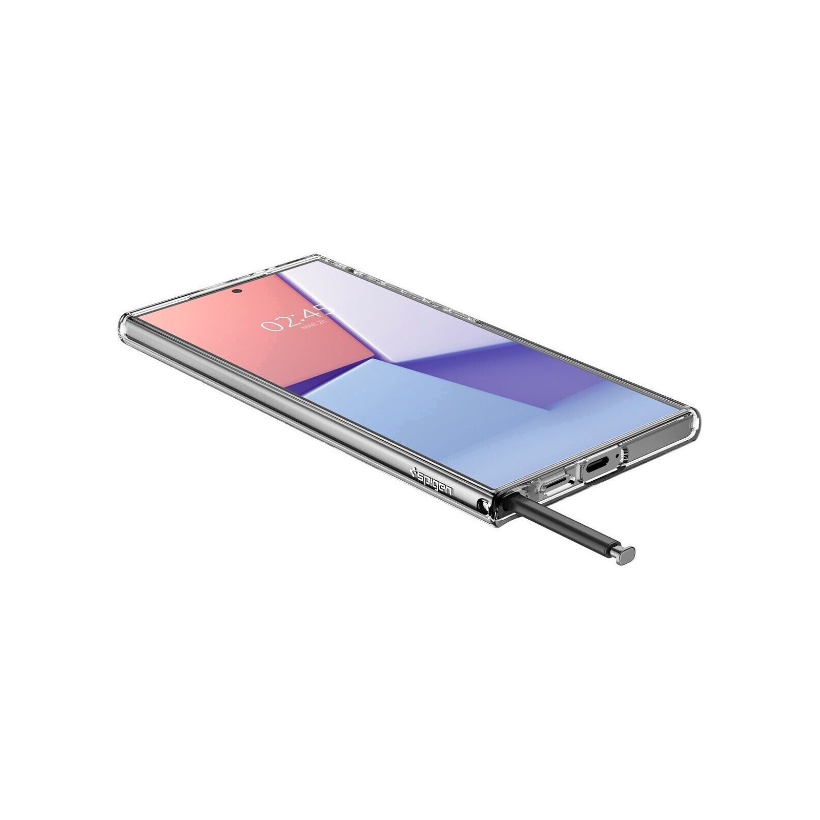 Чохол до мобільного телефона Spigen Samsung Galaxy S24 Ultra Liquid Crystal Crystal Clear (ACS07283) зображення 7