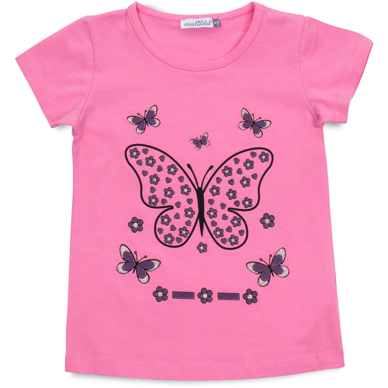 Піжама Matilda з метеликом (12247-3-122G-pink) зображення 2