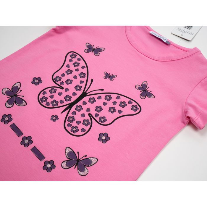 Піжама дитяча Matilda з метеликом (12247-3-116G-pink) зображення 7
