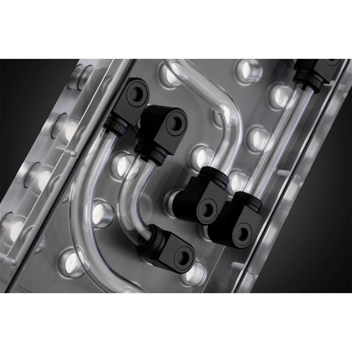 Резервуар для СЖО Ekwb EK-QuantumX Loophole Distroplate D5 PWM - Black (3831109908440) (3831109908440) изображение 10
