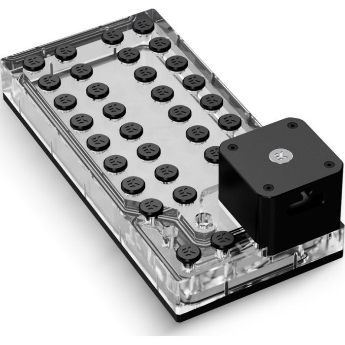 Резервуар для СЖО Ekwb EK-QuantumX Loophole Distroplate D5 PWM - Black (3831109908440) (3831109908440) изображение 2