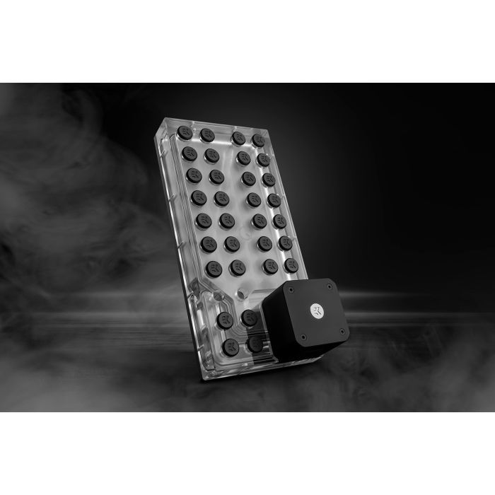 Резервуар для СЖО Ekwb EK-QuantumX Loophole Distroplate D5 PWM - Black (3831109908440) (3831109908440) изображение 6
