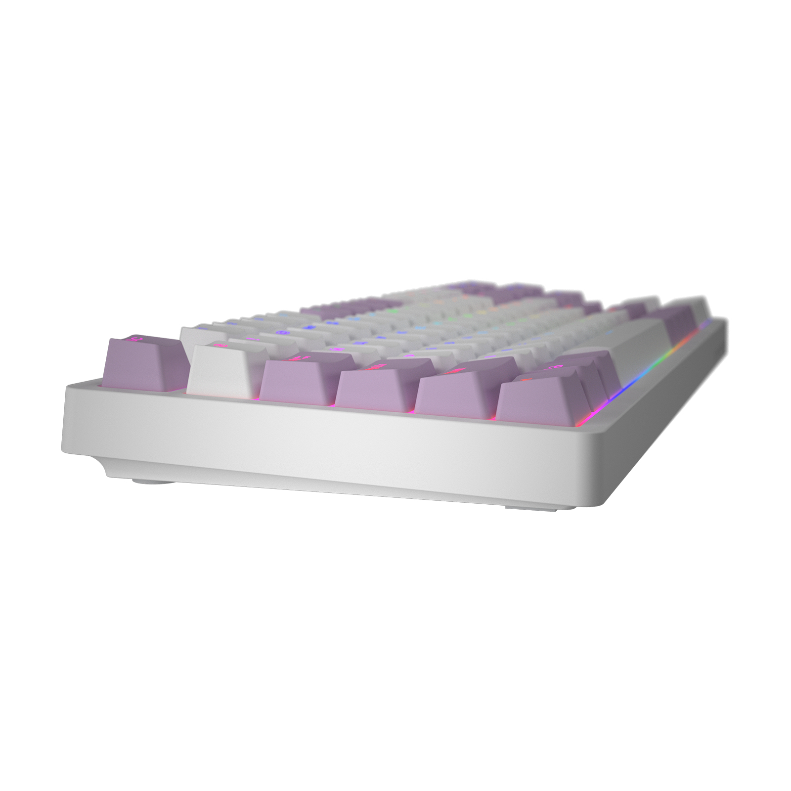 Клавиатура Hator Rockfall 2 Mecha Signature Edition USB White/White/Lilac (HTK-521-WWL) изображение 4