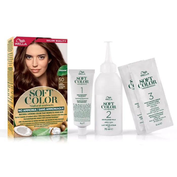 Фарба для волосся Wella Soft Color Безаміачна 70 - Натуральний блонд (3614228865784) зображення 5