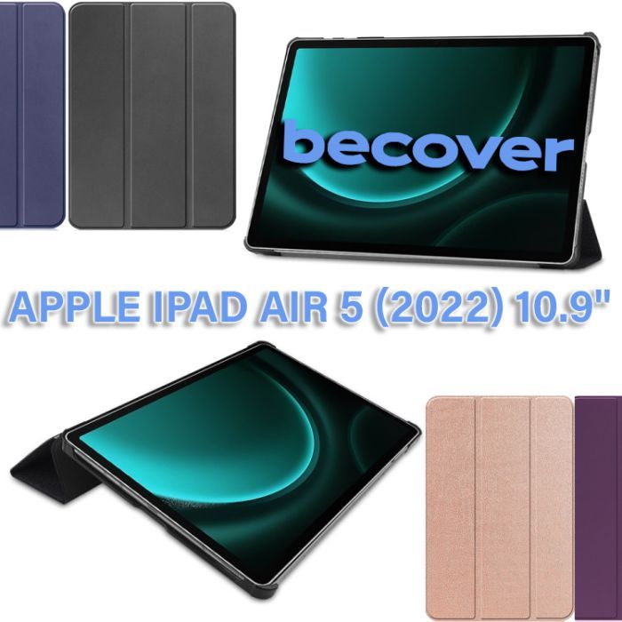 Чехол для планшета BeCover Smart Case Apple iPad Air 5 (2022) 10.9" Purple (710774) изображение 8