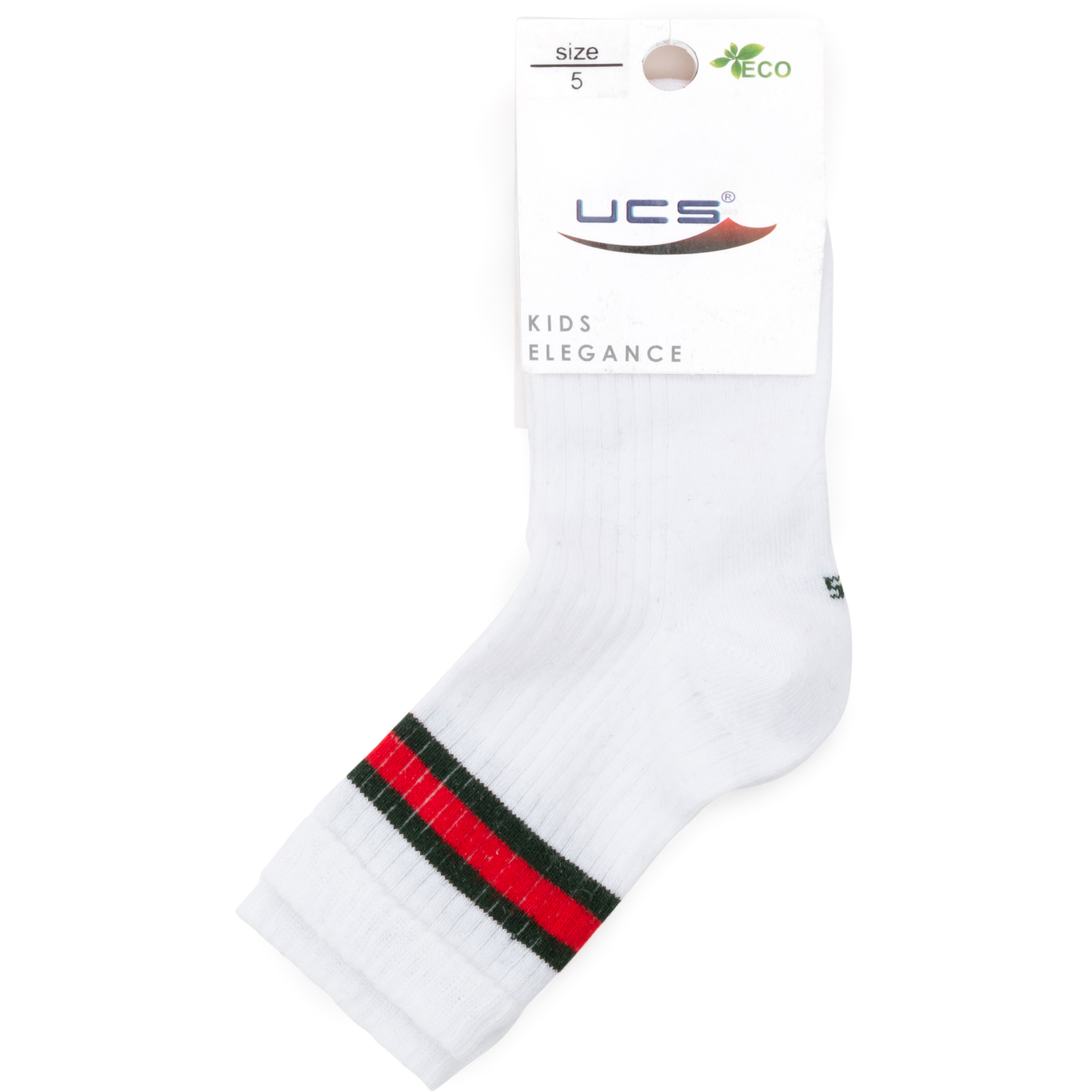 Носки детские UCS Socks с полоской (M0C0101-2095-5B-white) изображение 2