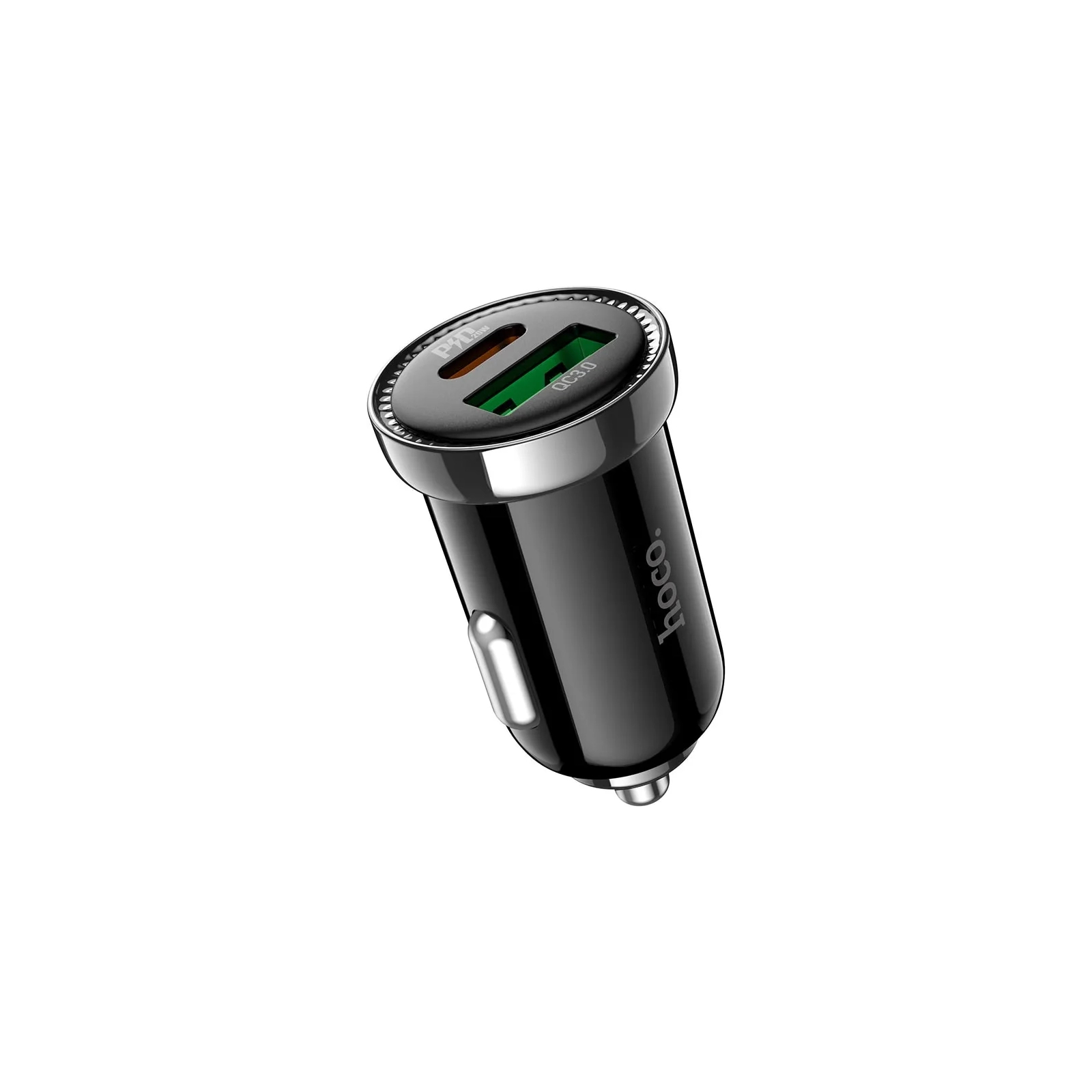 Зарядное устройство HOCO Z44 USB-A/Type-C Black (6931474757241) изображение 3