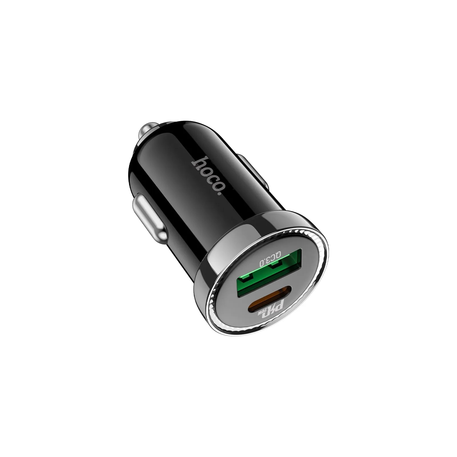 Зарядное устройство HOCO Z44 USB-A/Type-C Black (6931474757241) изображение 4