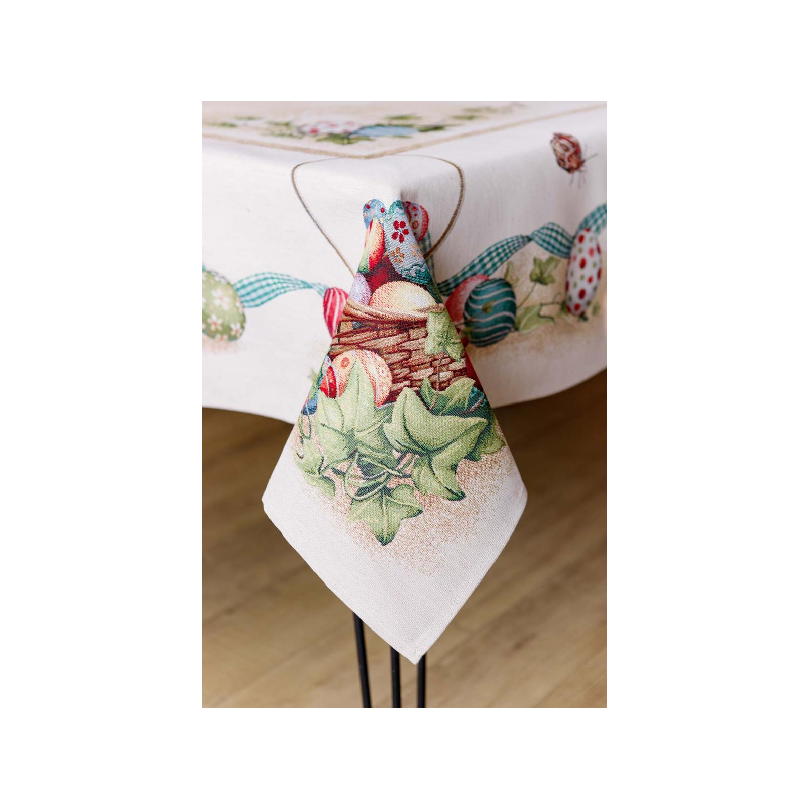Скатерть Прованс гобеленовая Пасхальная Веснянка 135х300 см (034125) изображение 4