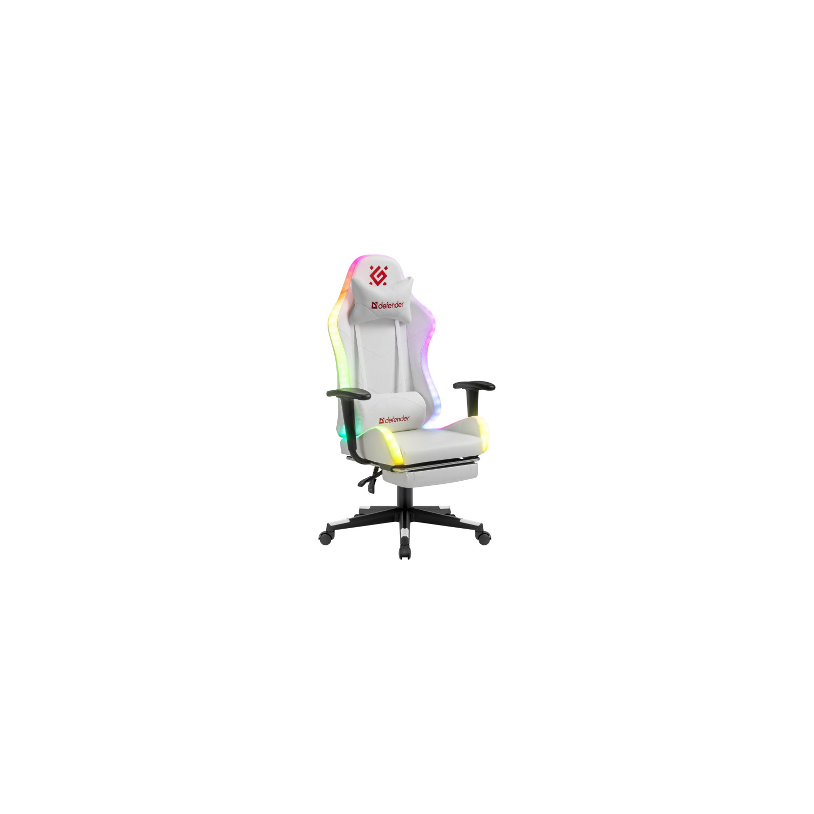Крісло ігрове Defender Watcher RGB White (64336)
