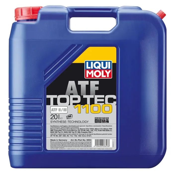 Трансмиссионное масло Liqui Moly TOP TEC ATF 1100 20л (3653)